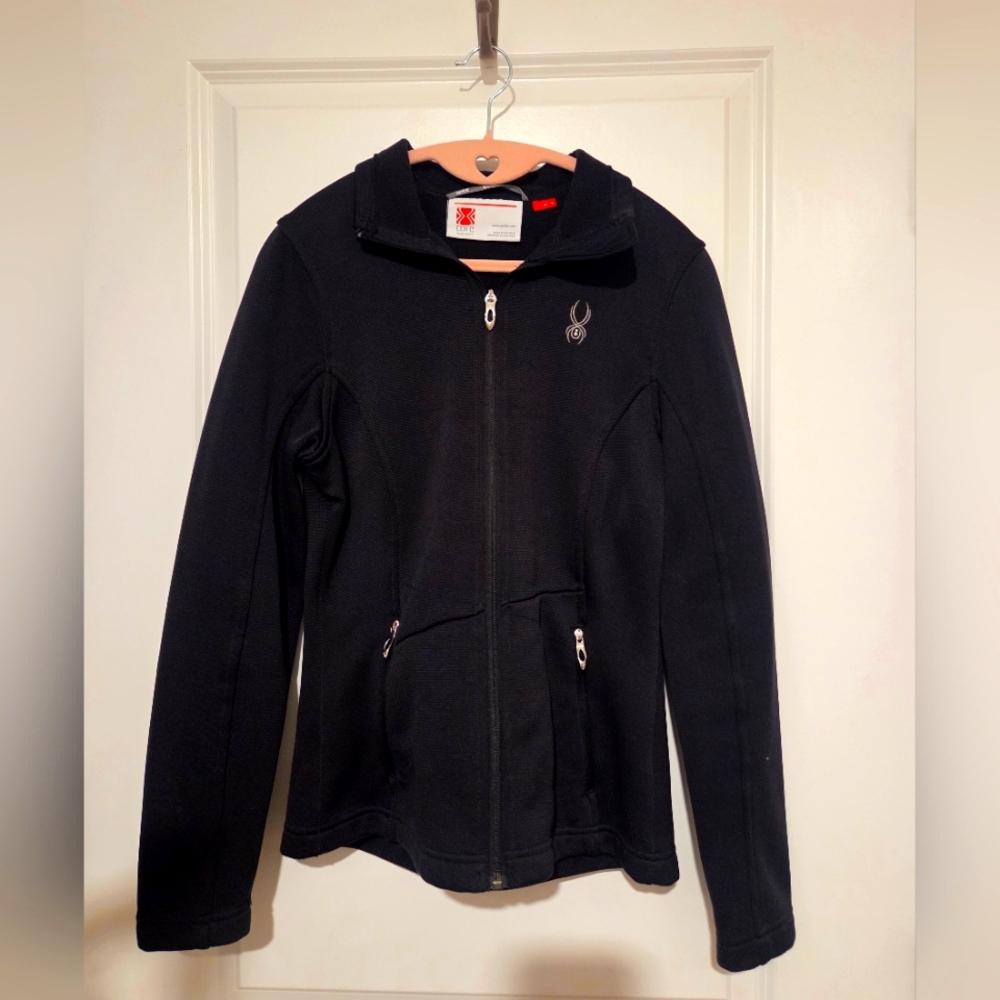 Womens SPYDER Zip-Up Fitted Jacket